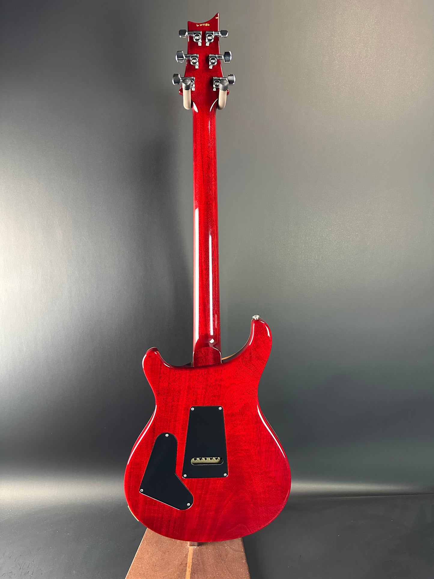 Full back of Used 2006 PRS Custom 24 10 Top Ruby Red.