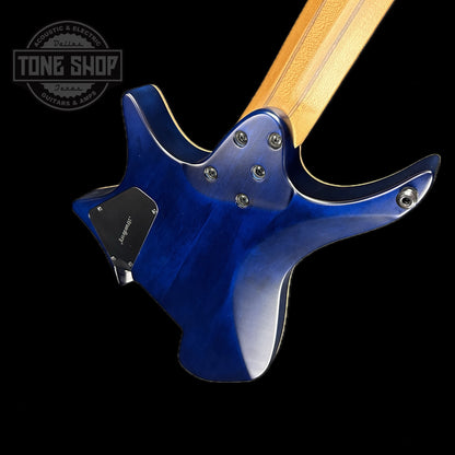 Back angle of Used Strandberg Boden 7 Blue.