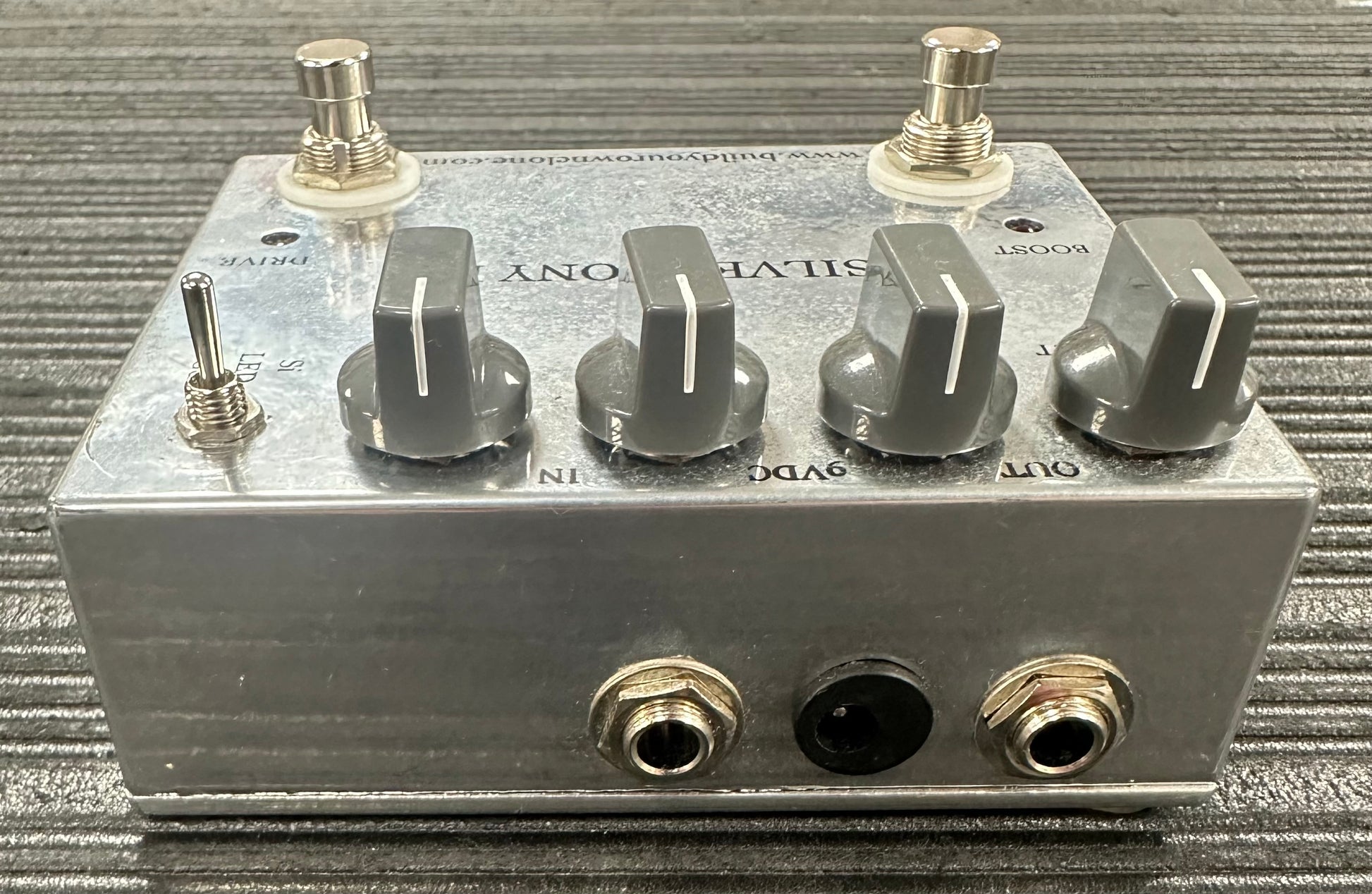 Back of Used Silver Pony II Overdrive/Boost TSS4213