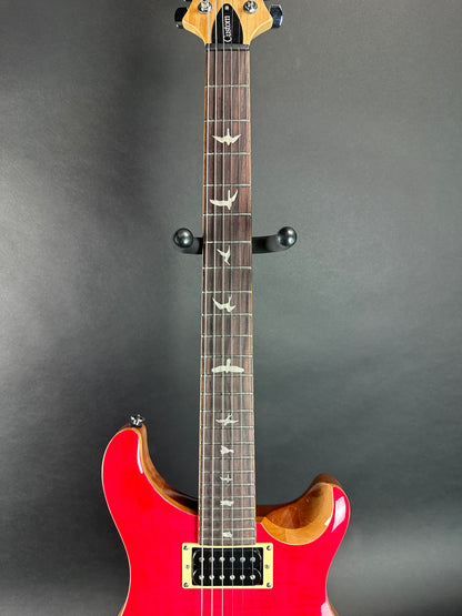 Fretboard of Used PRS SE Custom 24 Bonnie Pink.