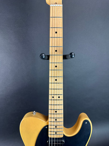 Fretboard of Used 2015 Fender Classic Player Baja Telecaster Blonde.