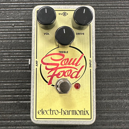 Top of Used EHX Electro Harmonix Soul Food Overdrive TSS4307