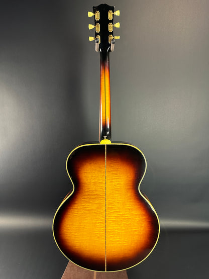 Full back of Vintage 1954 Gibson SJ-200 Sunburst.