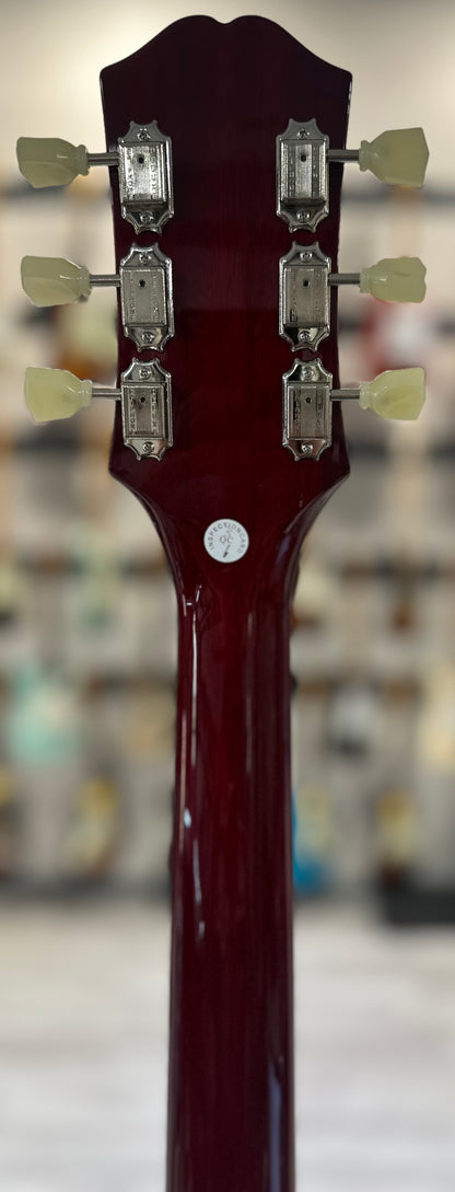 Back of neck of Used Epiphone ES-335 Cherry  TSS4432