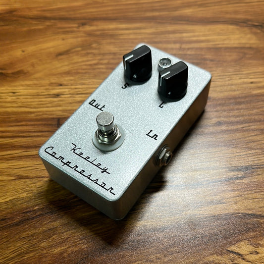 Top of Used Keeley 2 Knob Compressor.