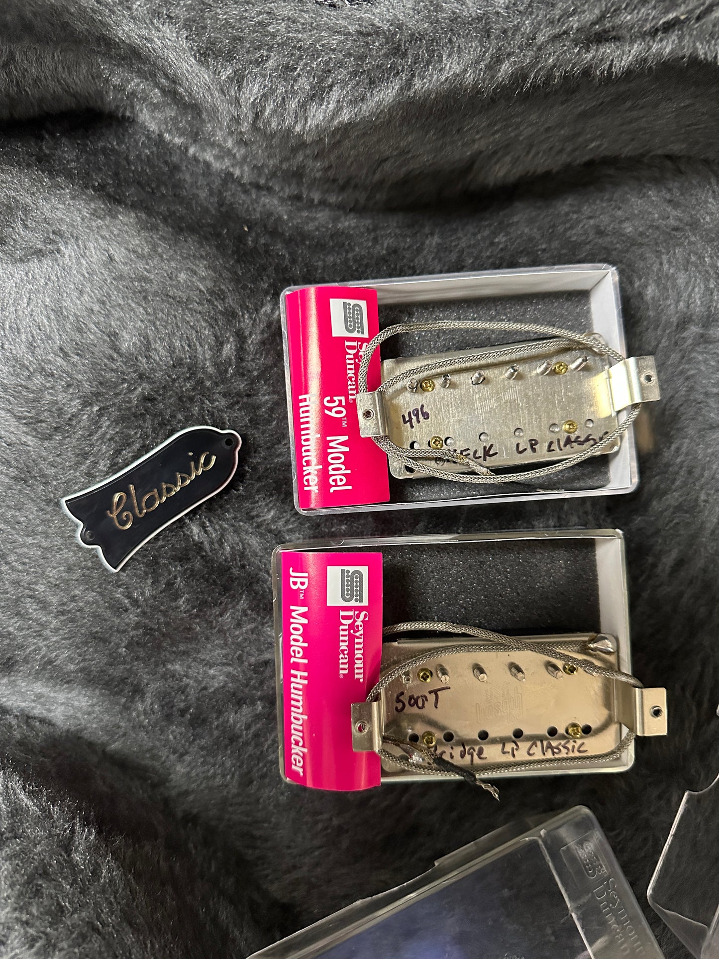 Original pickups from Used 2006 Gibson Les Paul Classic.