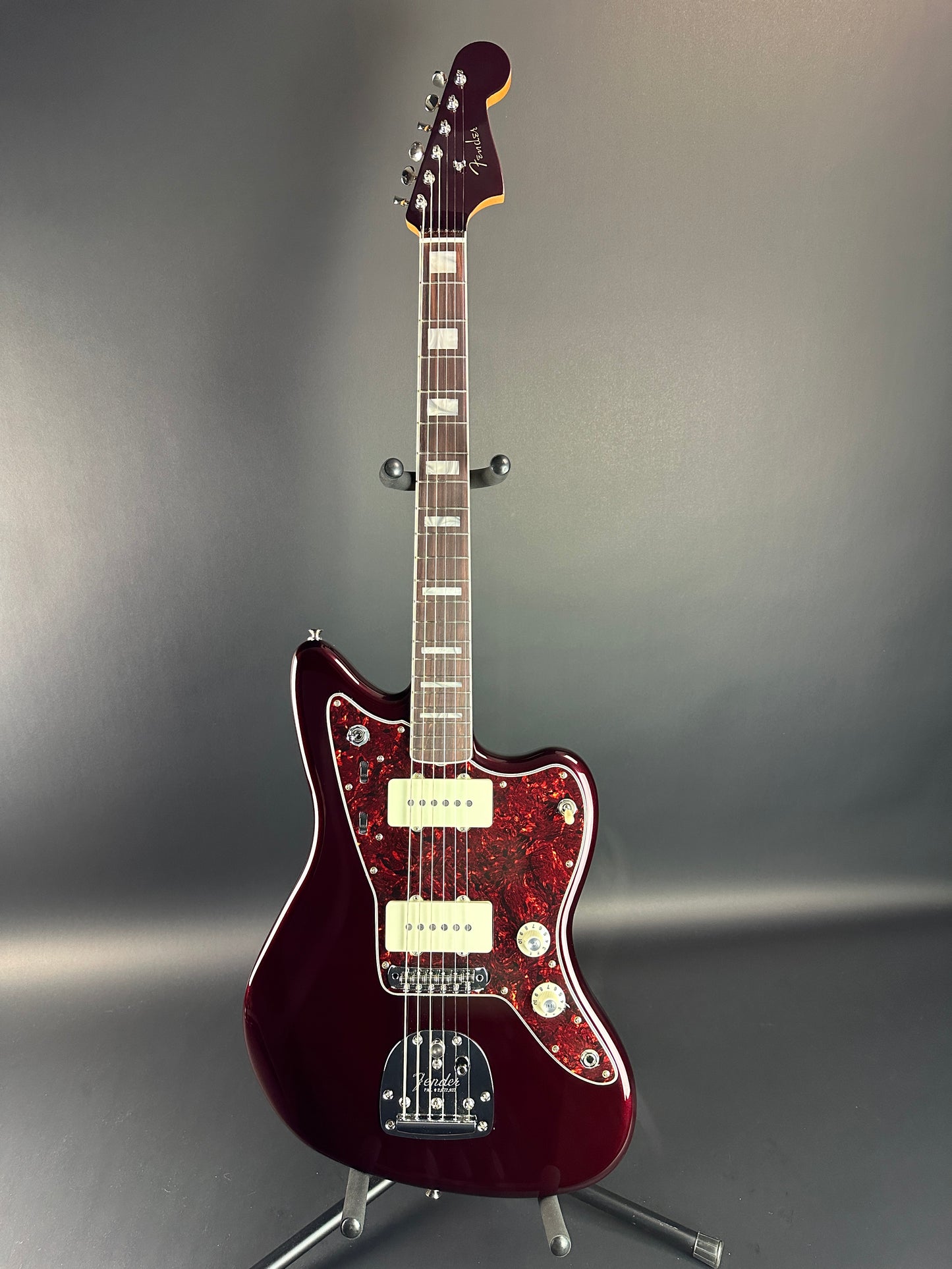 Full front of Used Fender Troy Van Leeuwen Jazzmaster.