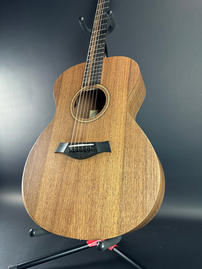 Front angle of Used Taylor Academy 22e Walnut.