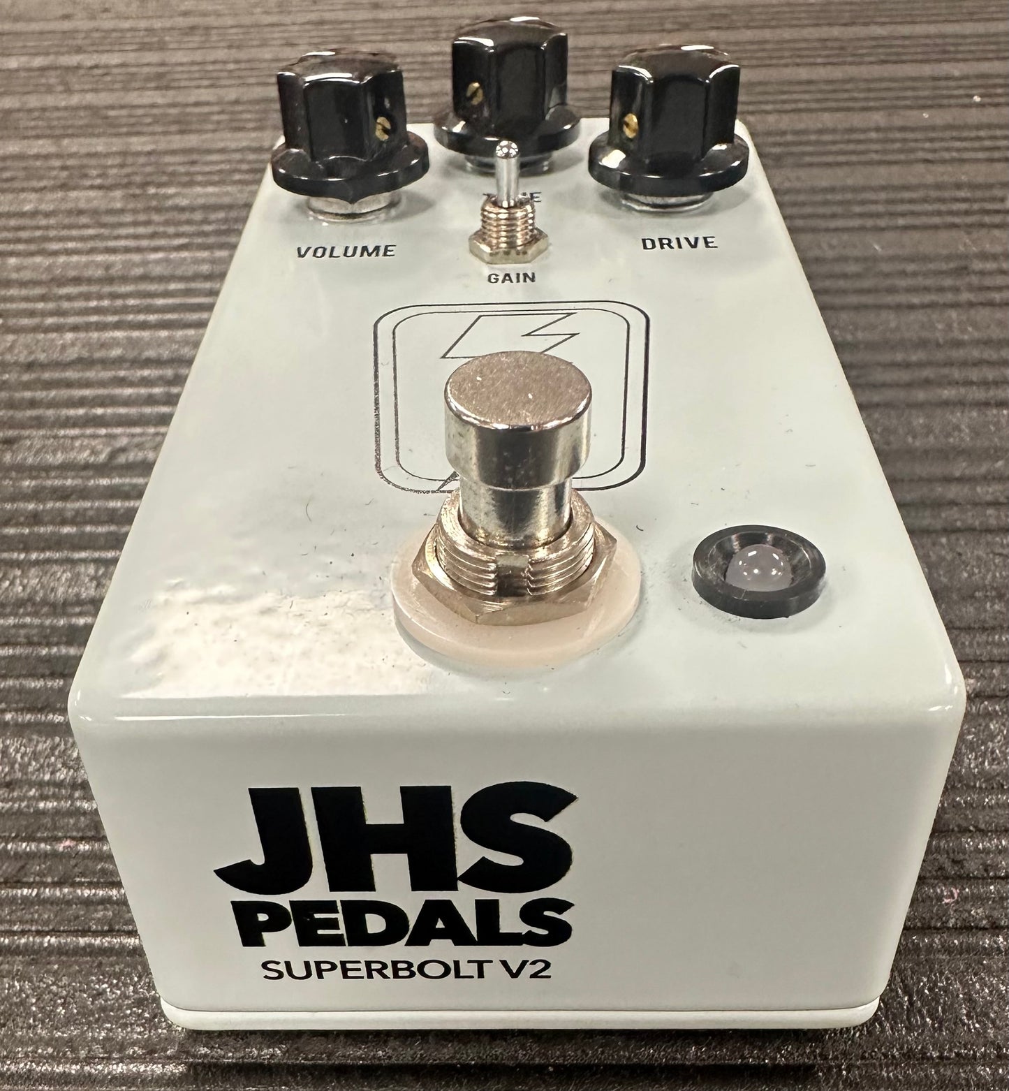 Front of Used JHS SuperBolt V2 Overdrive w/box TSS4335