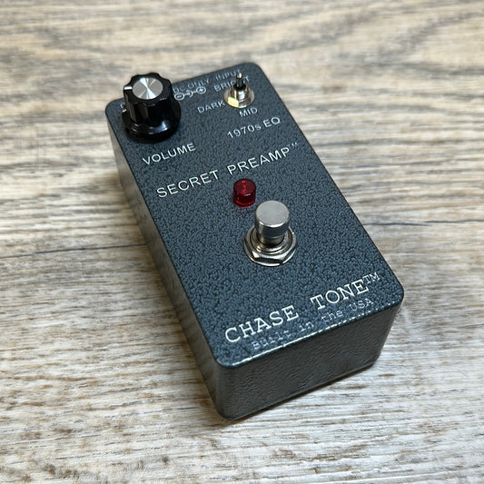 Top angle of Used Chase Tone Secret Preamp TSU15265.