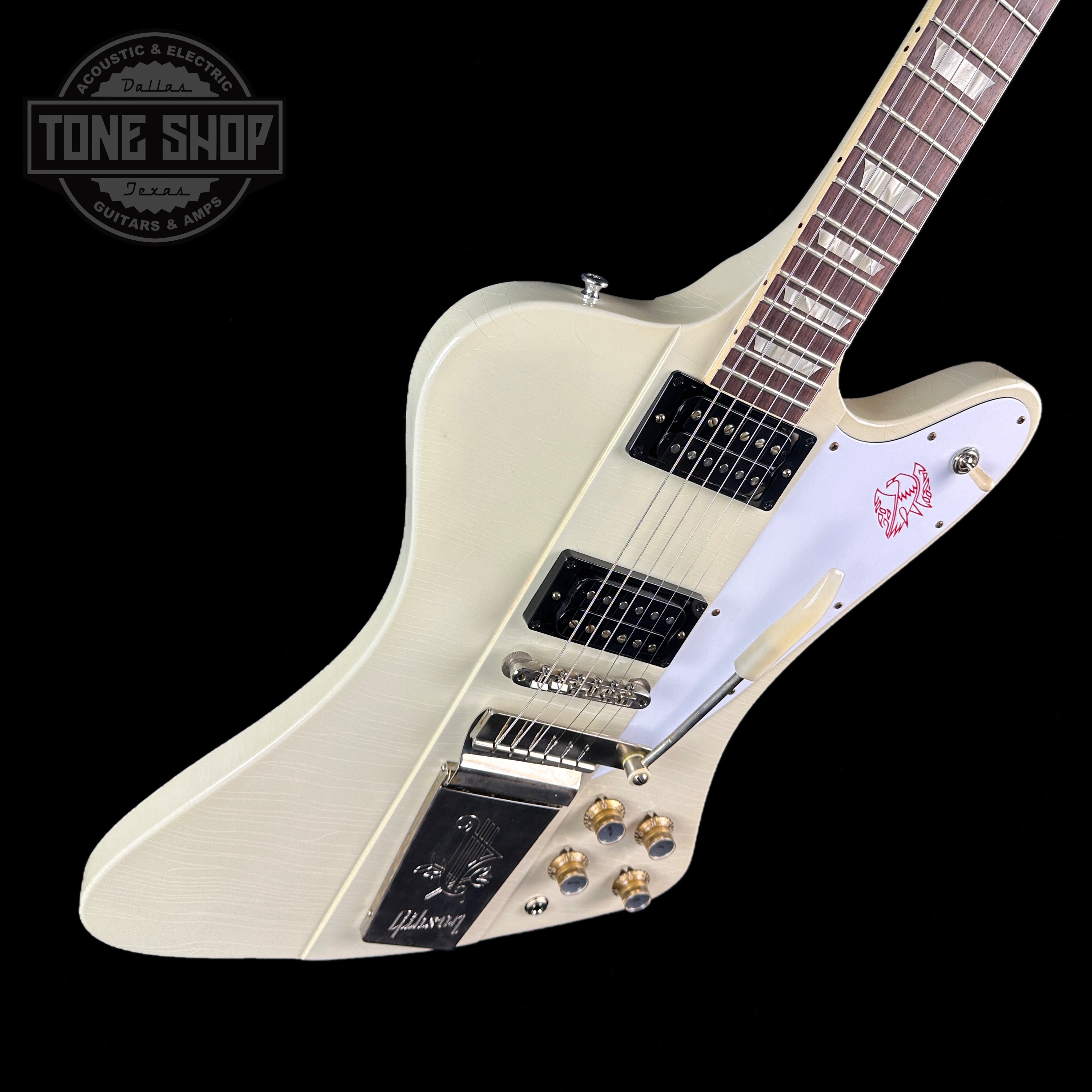 Gibson Custom Shop Dealer's Choice 1963 Firebird V Polaris White Hums –  Tone Shop Guitars