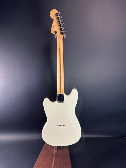 Full back of Used Fender Player Mustang 90 White.