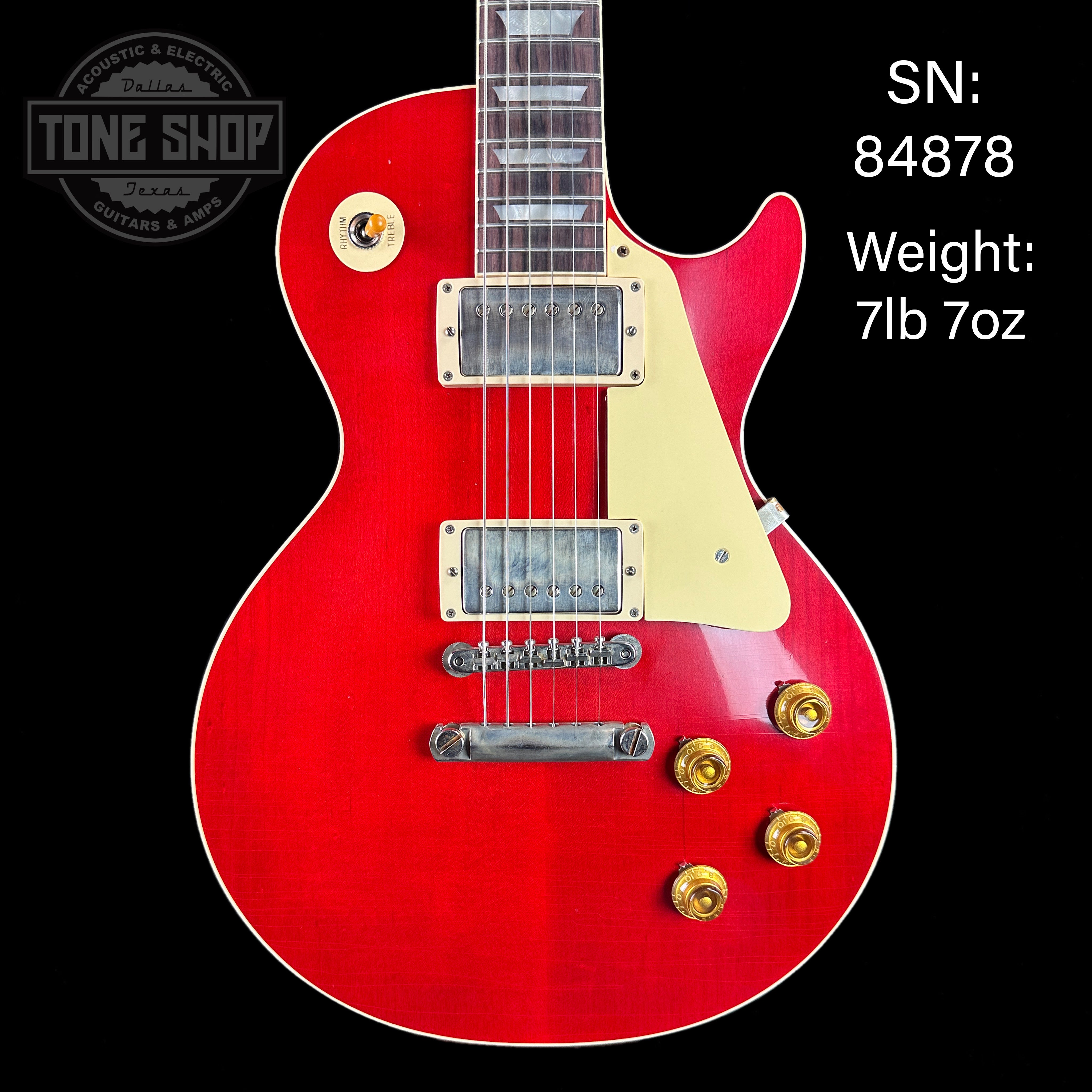 Gibson Custom Shop Made 2 Measure 1958 Les Paul Standard Chambered Sweet  Cherry Murphy Lab Ultra Light Aged w/case