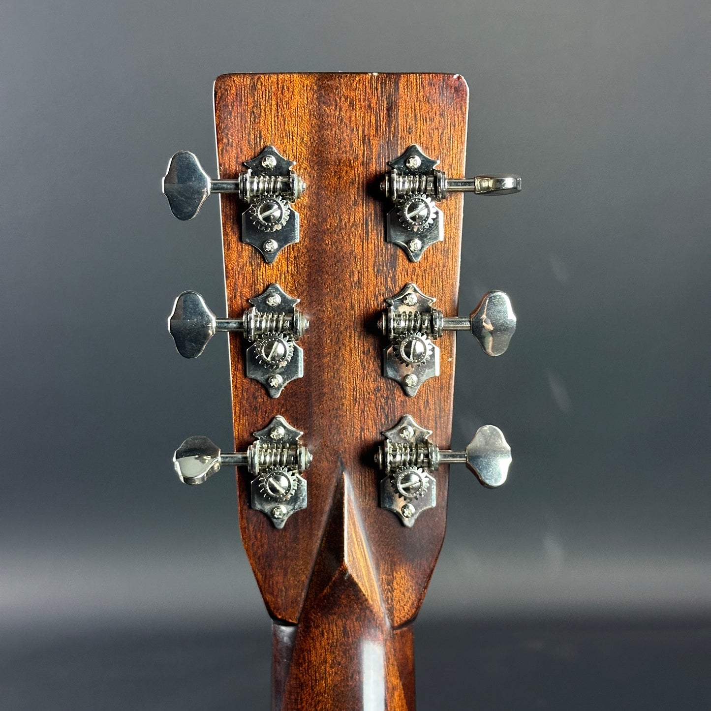 Back of headstock of Used Eastman E80m.