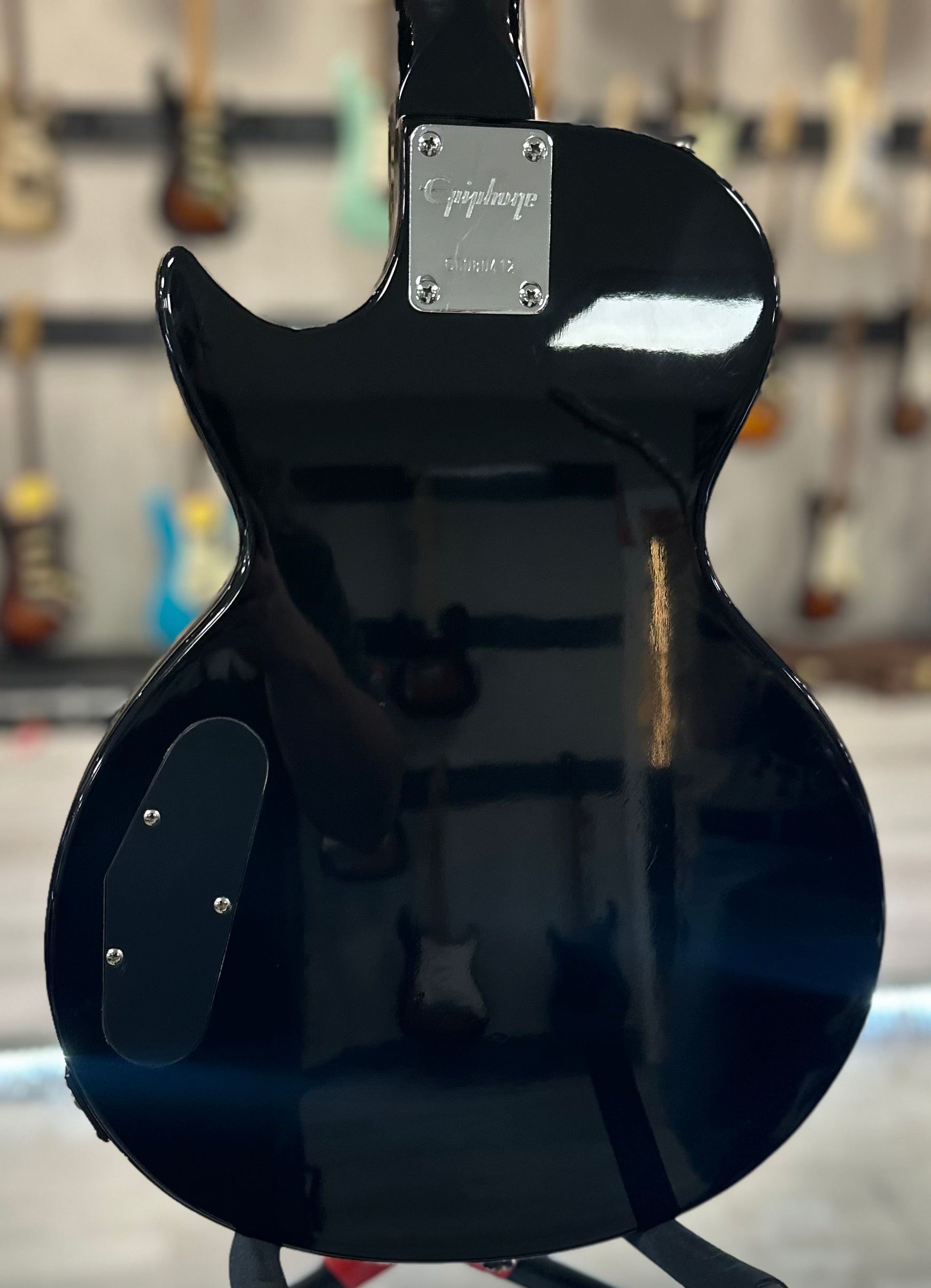 Back of Used Epiphone Les Paul Special Ebony TSS4338