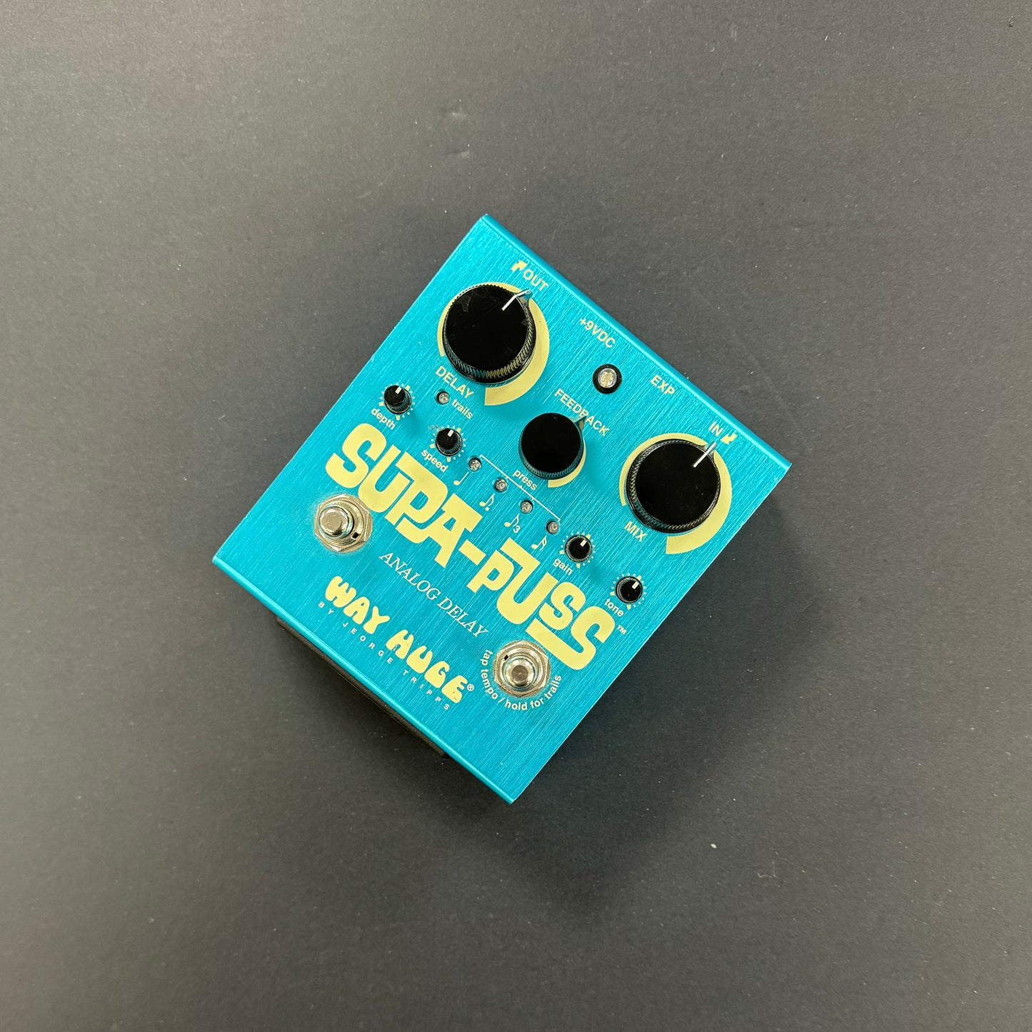 Top of Used Way Huge Supa Puss Analog Delay Pedal TSS4810