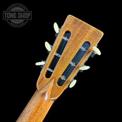 Back of headstock of Martin Custom Shop K-1 Major Kealakai.