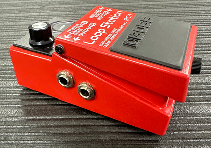 Side of Used Boss RC-1 Looper w/box