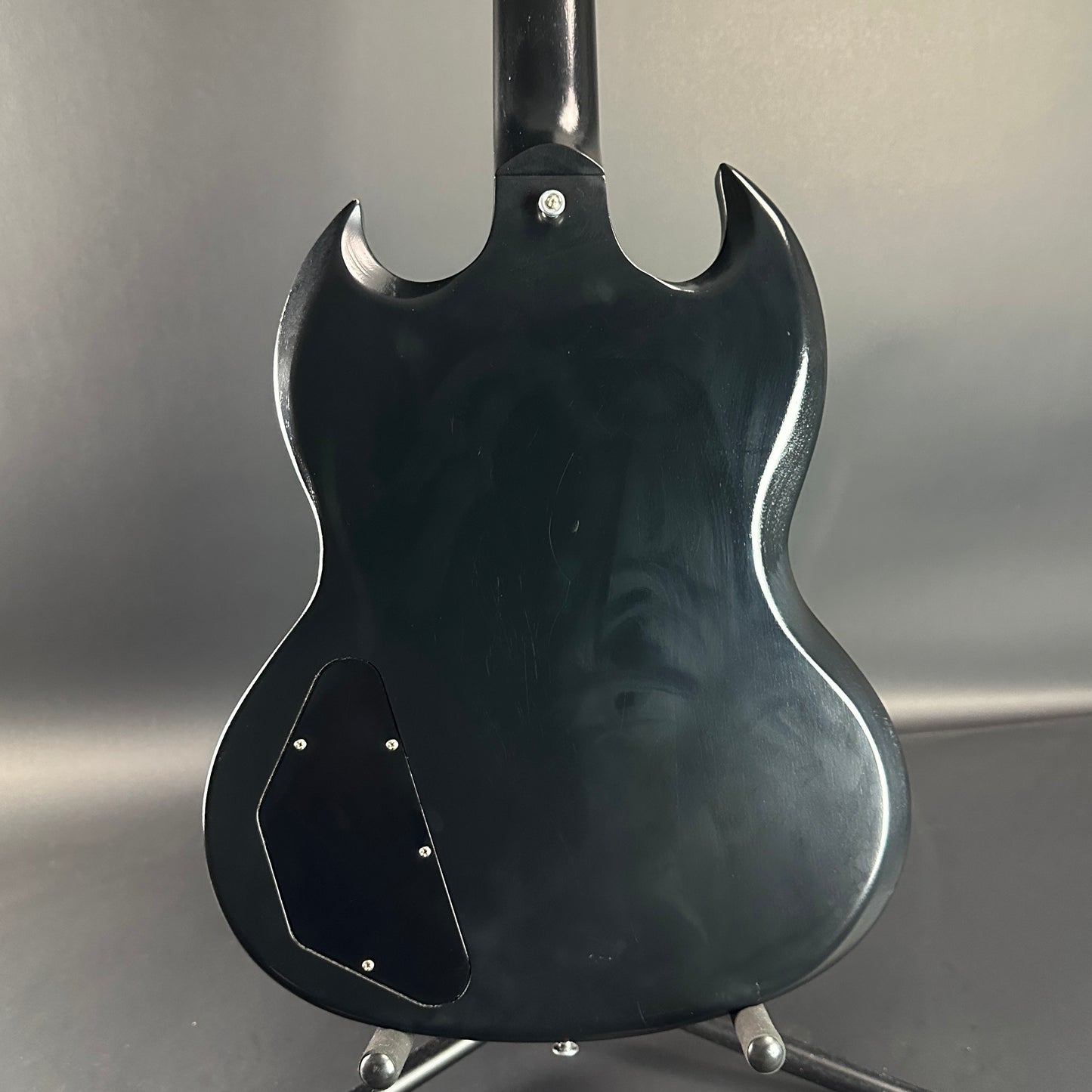 Back of Used Gibson SG 70's Tribute Black.