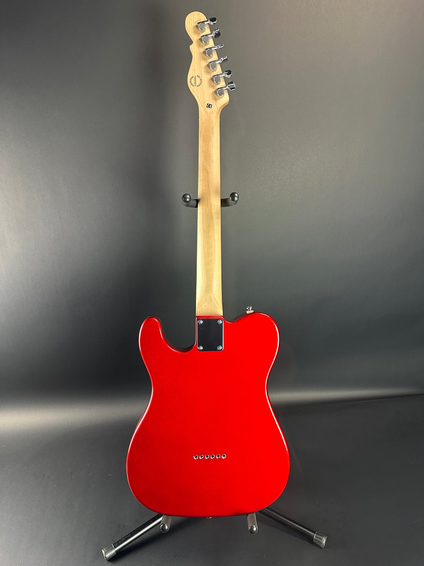 Full back of Used G&L Tribute ASAT Classic Red.