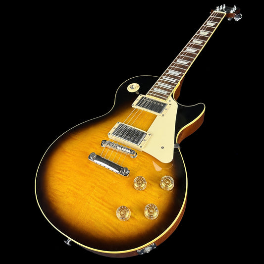 Front angle of Used Epiphone Elitist Les Paul Sunburst.