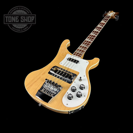 Front angle of Used 2013 Rickenbacker 4003 Maple Glow Bass.