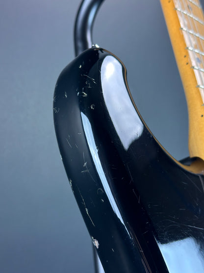 Wear on upper horn of Used 1984 Ibanez Roadstar II RS-135.