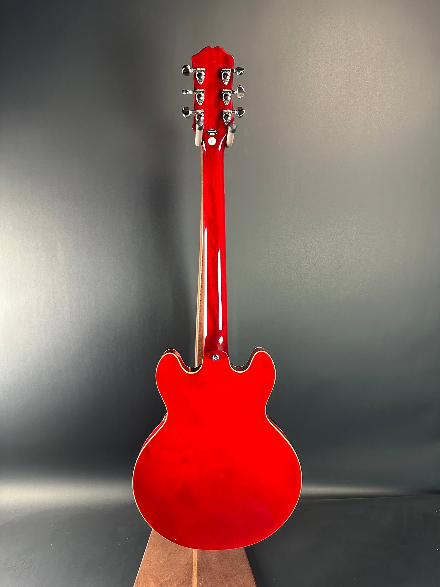 Full back of Used Epiphone ES-339 Cherry.