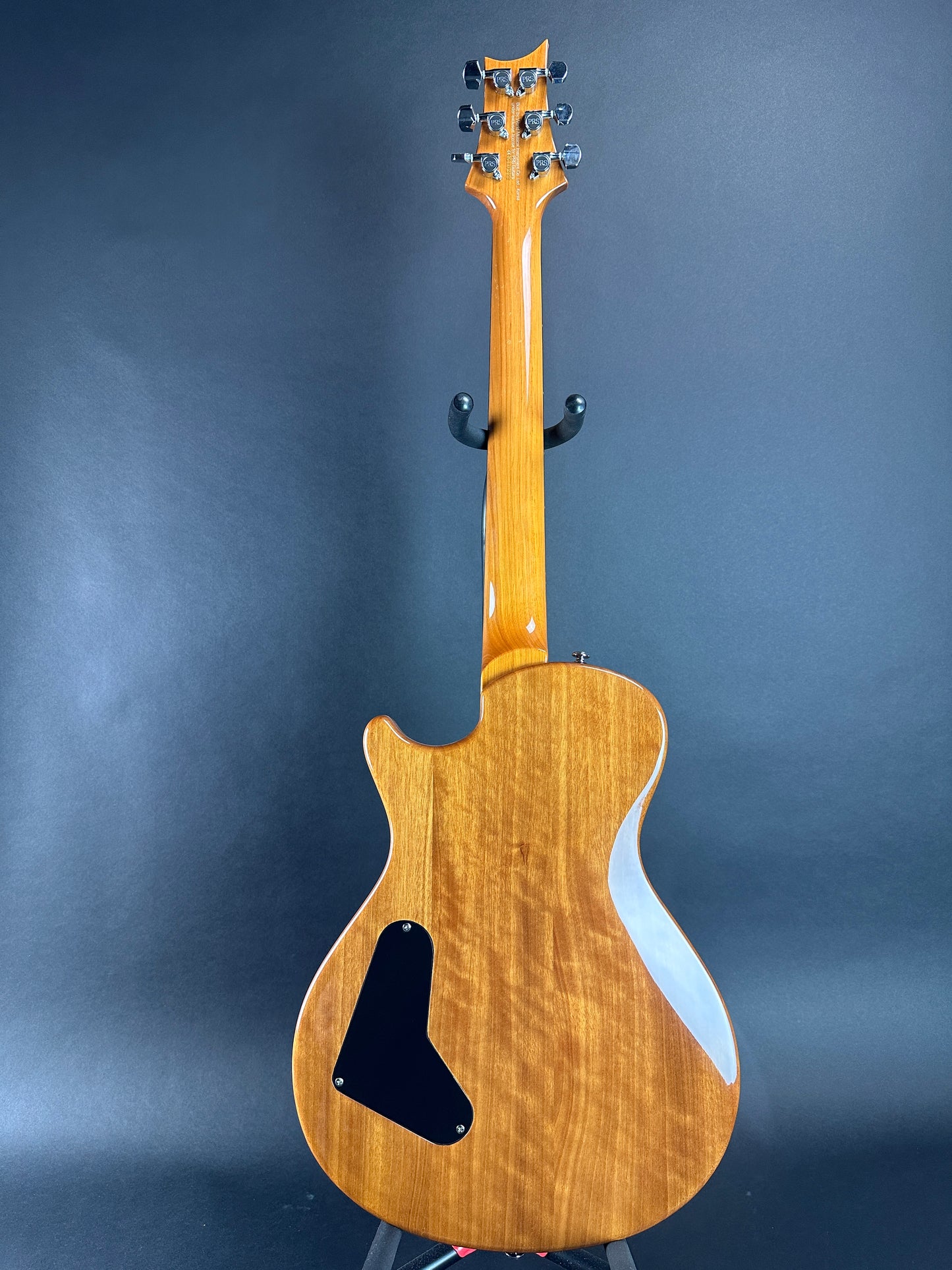 Full back of Used PRS SE Singlecut Natural.