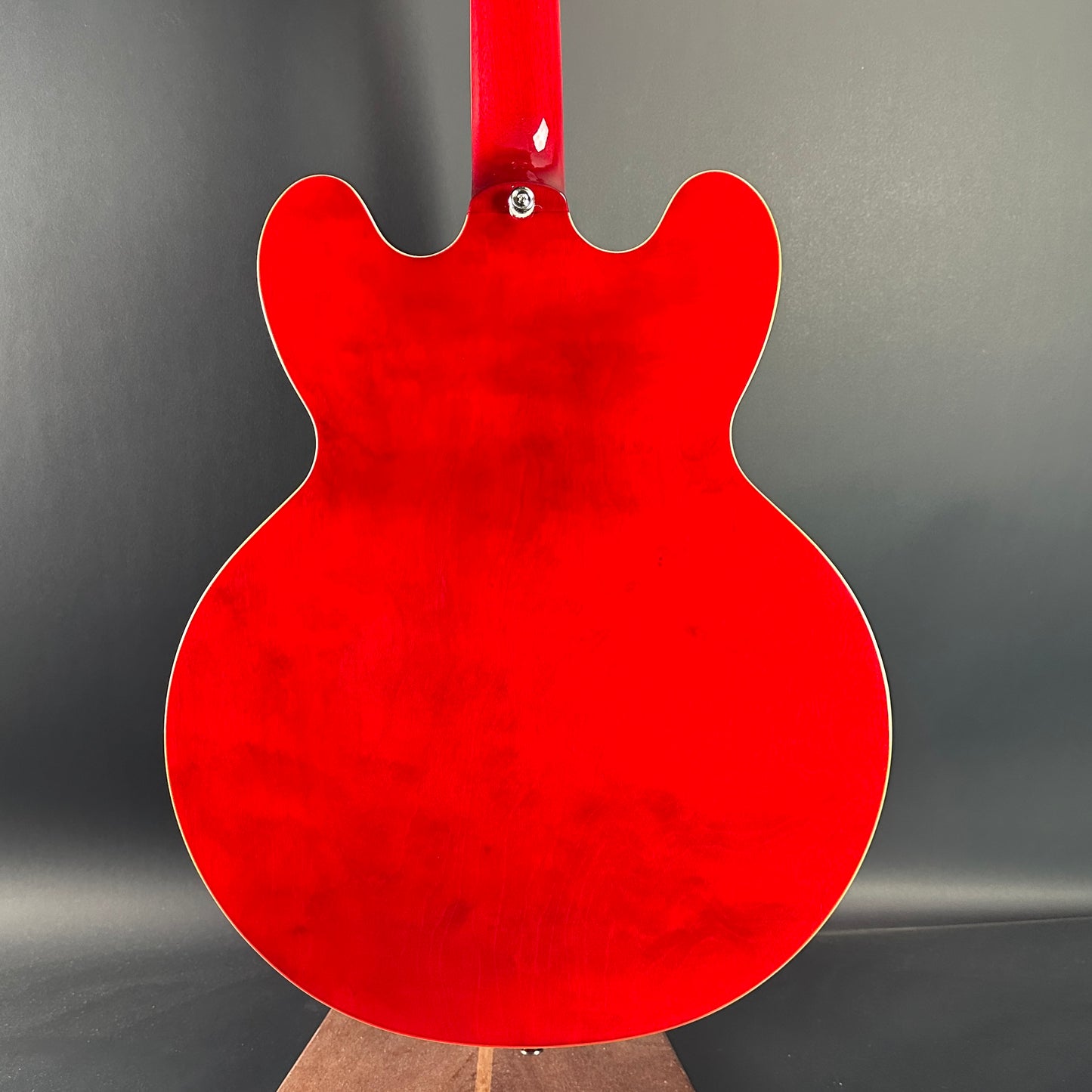 Back of Used Epiphone 335 IG Cherry Red.