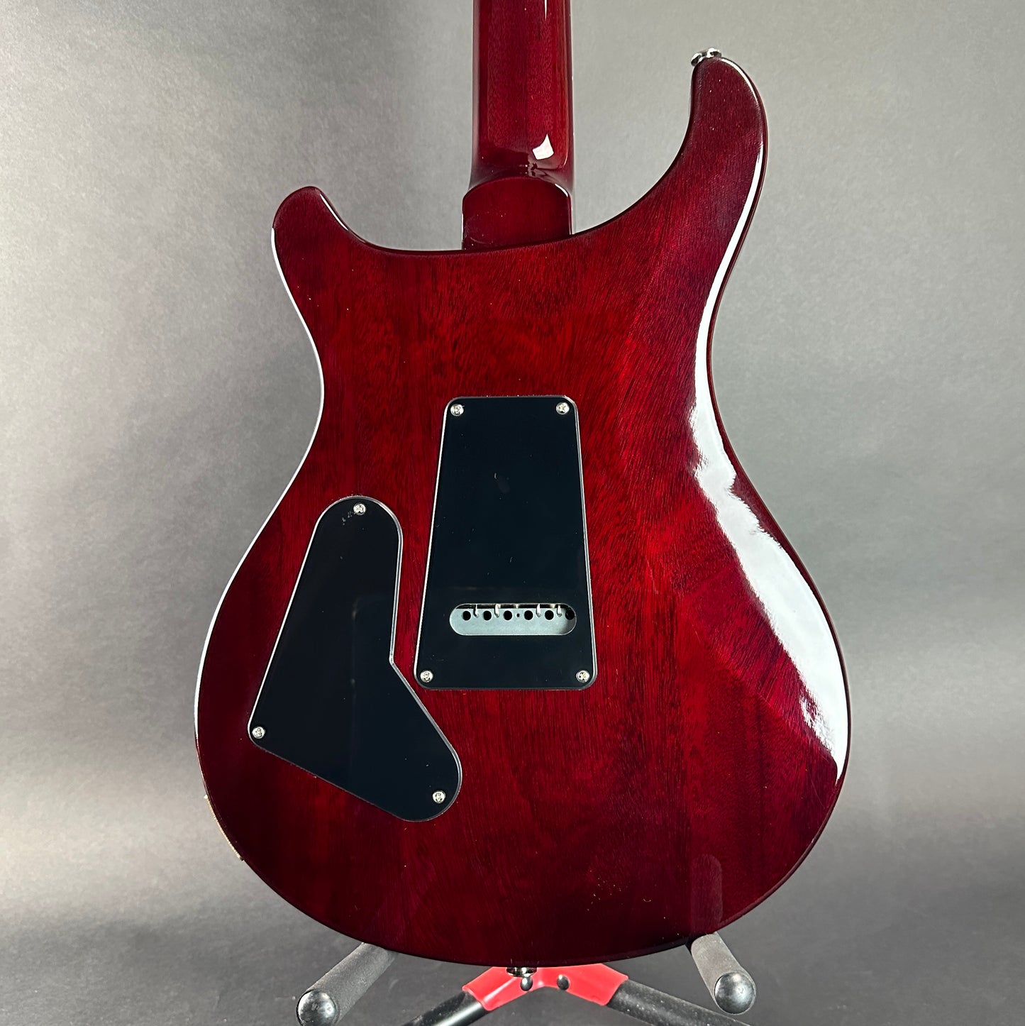 Back of Used PRS Paul Reed Smith S2 Custom 24 Fire Red Burst.