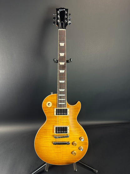 Full front of Used Gibson Les Paul Standard "Greeny".