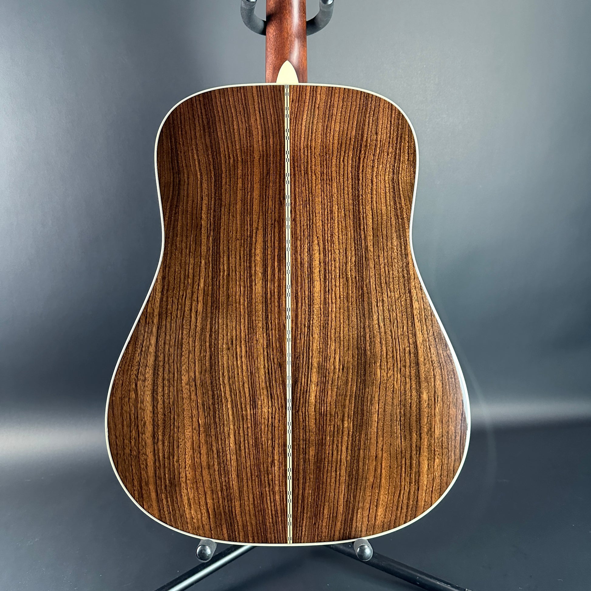 Back of Used Martin D-28 Sunburst.