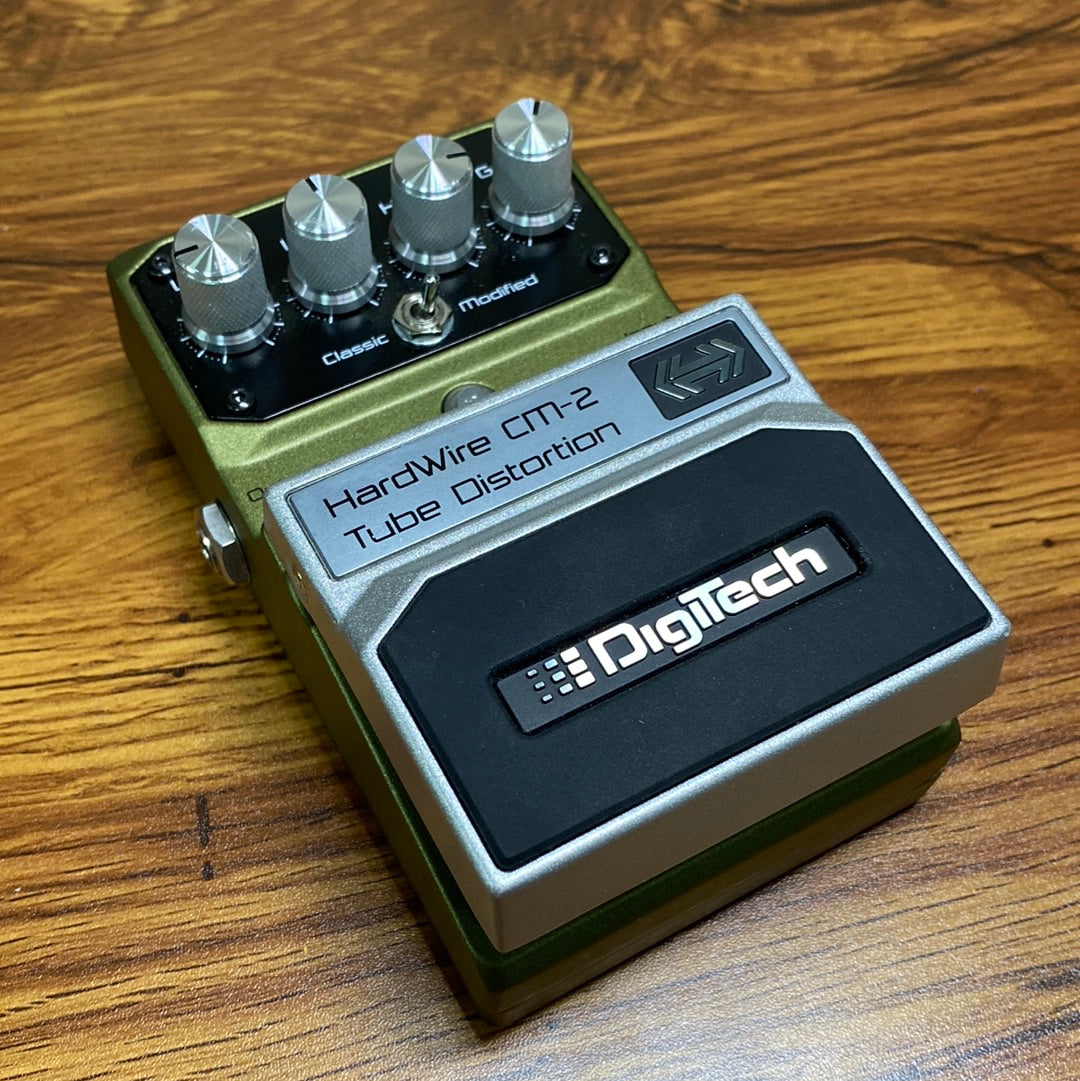 Top angle of Used Digitech Hardwire CM-2 Tube Distortion TSU16187.