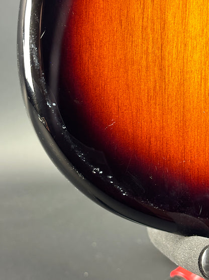 Marks on back of Used Fender American Special Strat Burst.