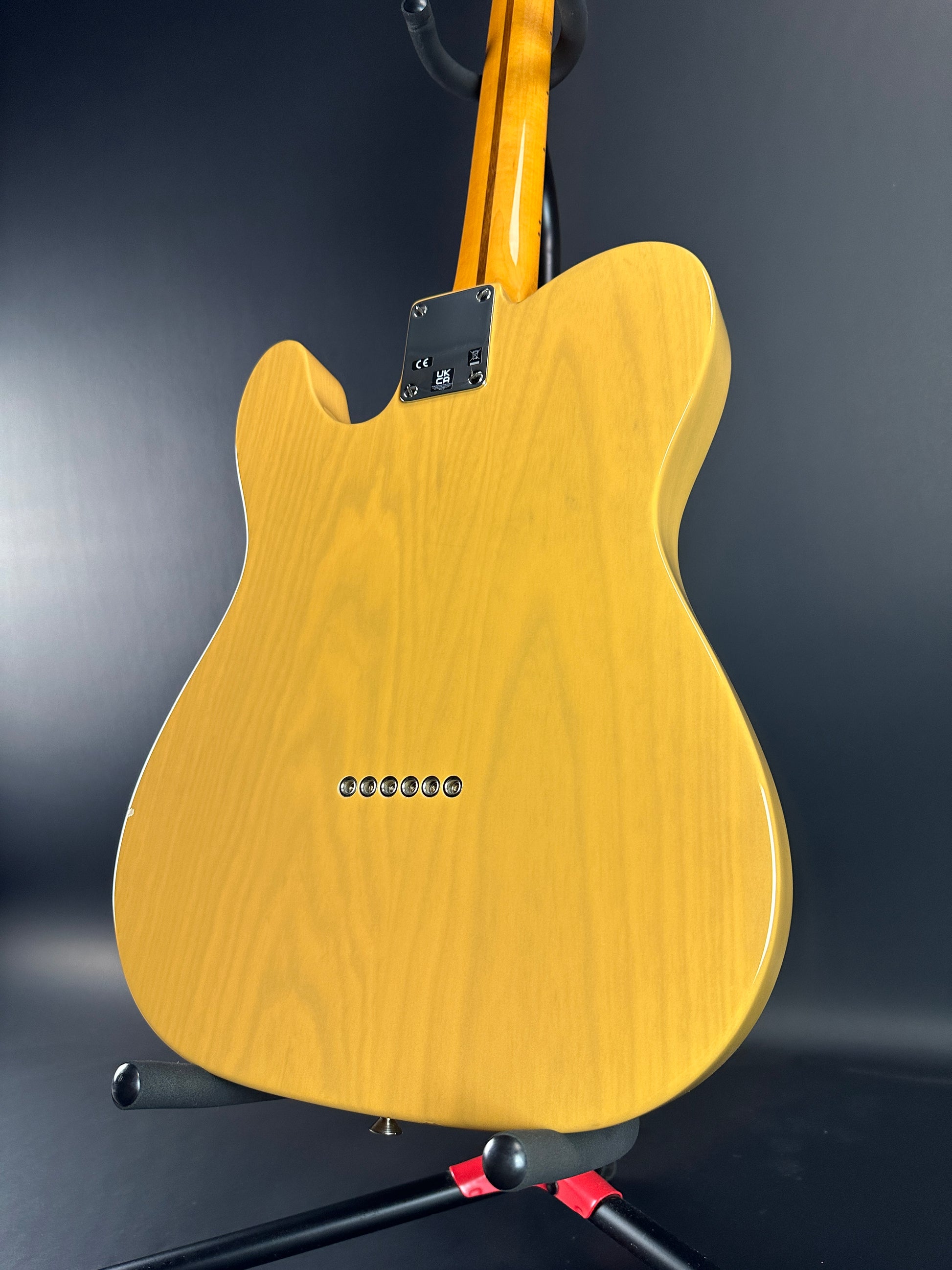 Back angle of Used Fender American Vintage II 1951 Telecaster.