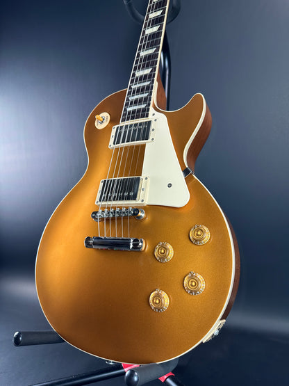 Front angle of Used Gibson Les Paul Standard 50s Gold Top.