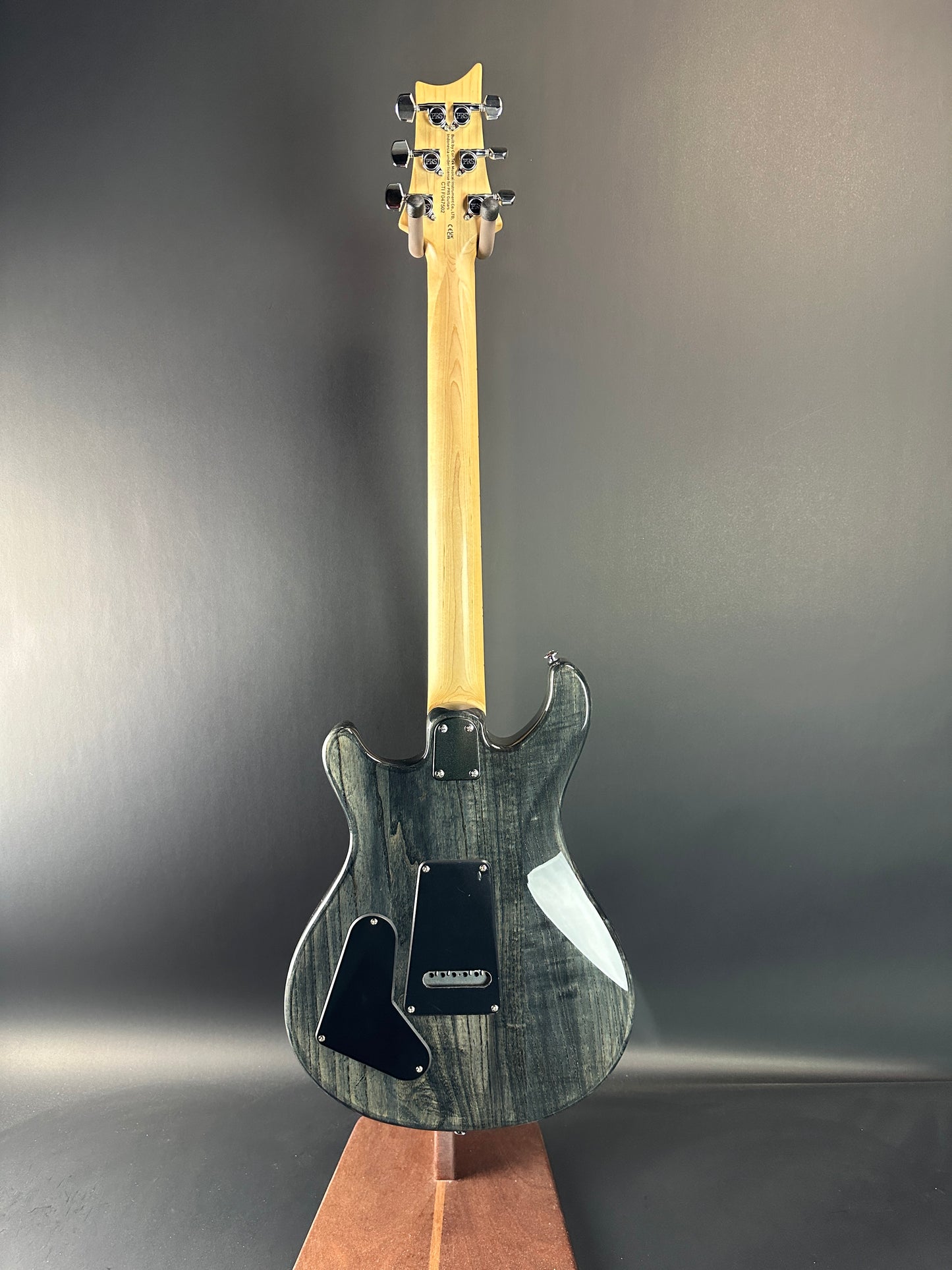 Full back of Used PRS SE Special Charcoal.