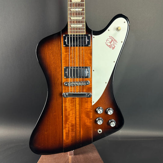 Front of Used 2013 Gibson Firebird V Sunburst.