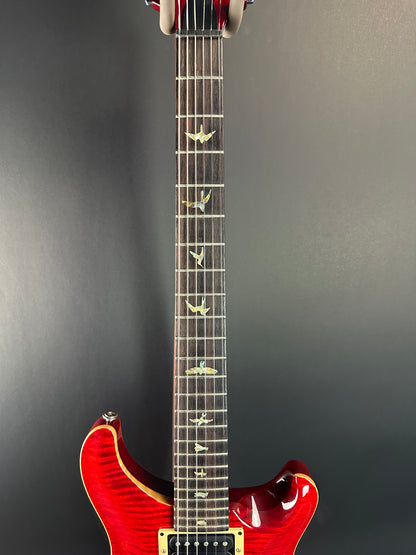 Fretboard of Used 2006 PRS Custom 24 10 Top Ruby Red.