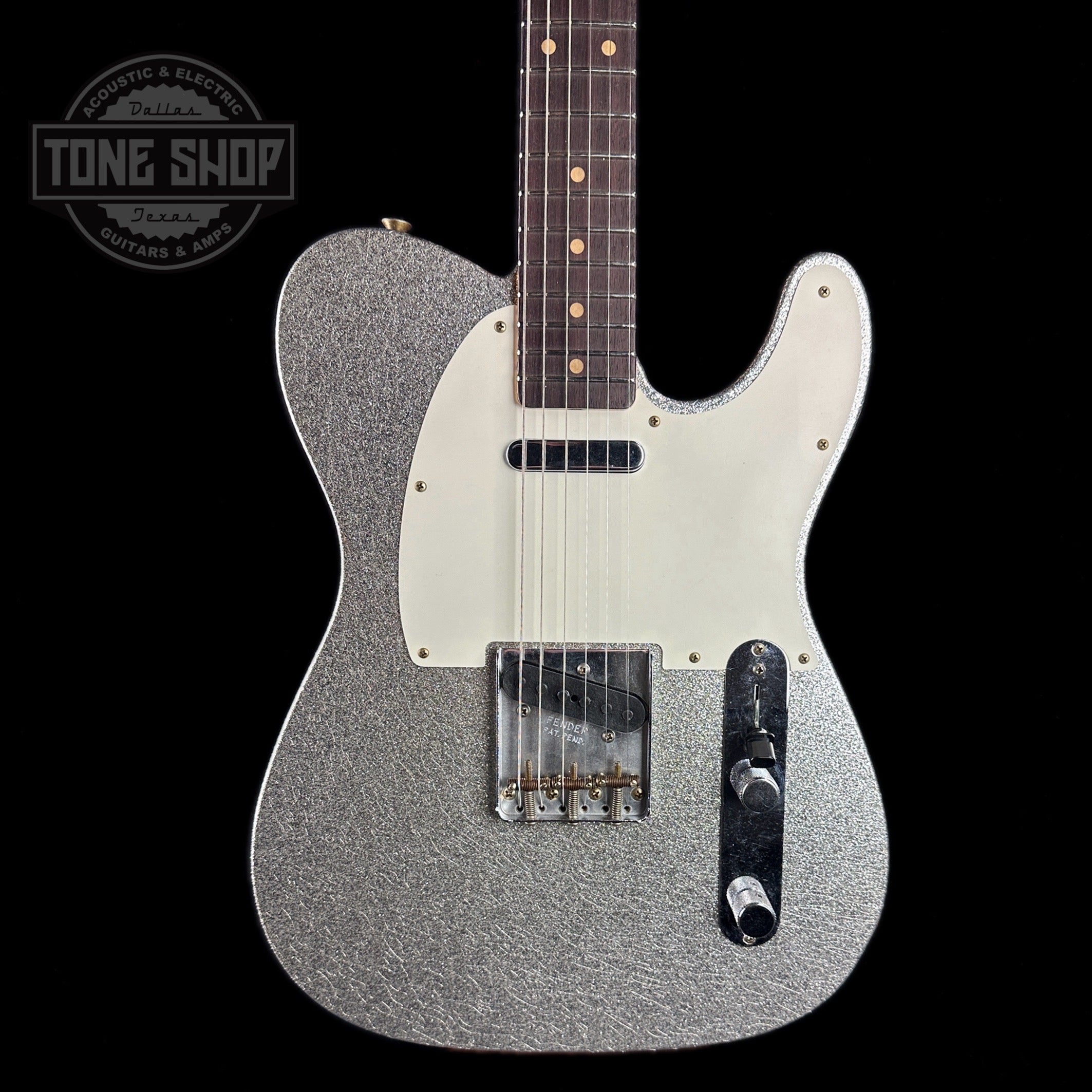 Fender Custom Shop Limited Edition 60 Tele Journeyman Relic Aged Silver  Sparkle w/case