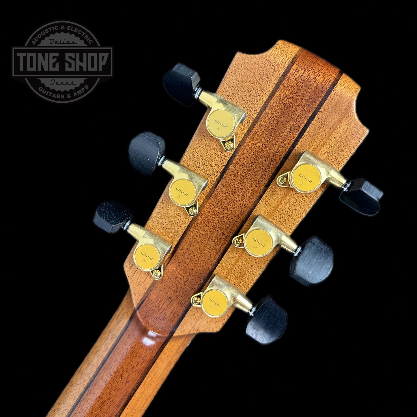 Back of headstock of Used Lowden O-25.