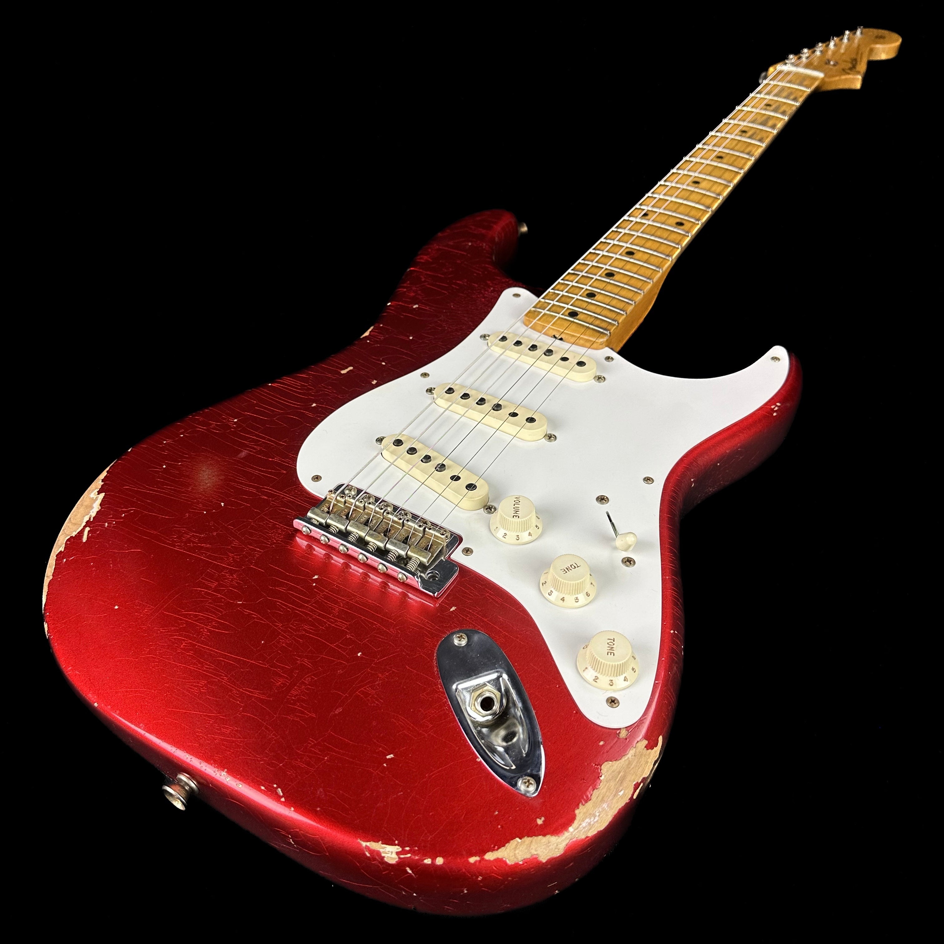 Fender Custom Shop 58 Strat Relic Faded Aged Candy Apple Red w
