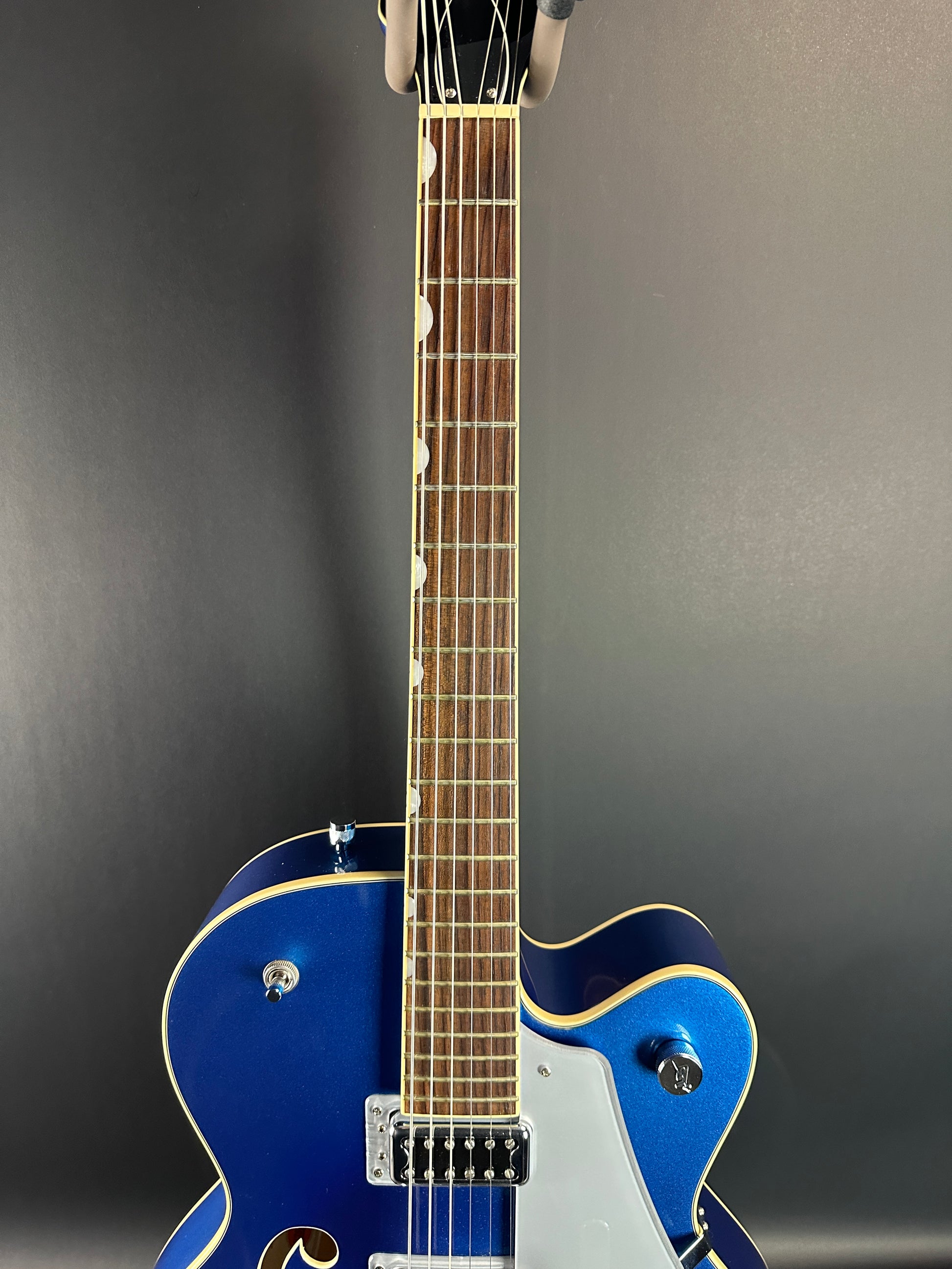 Fretboard of Used Gretsch G5420T Blue.