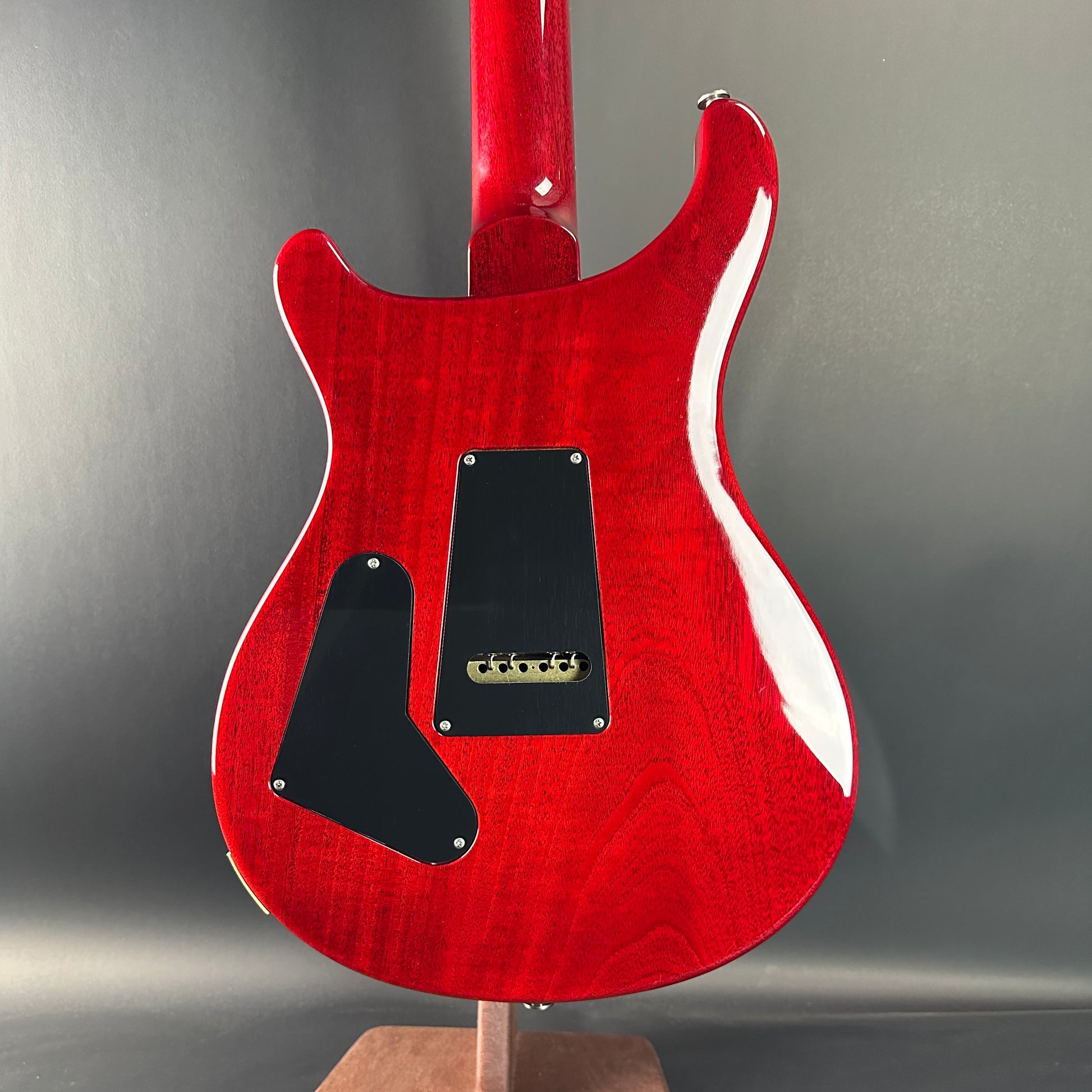 Back of Used 2006 PRS Custom 24 10 Top Ruby Red.