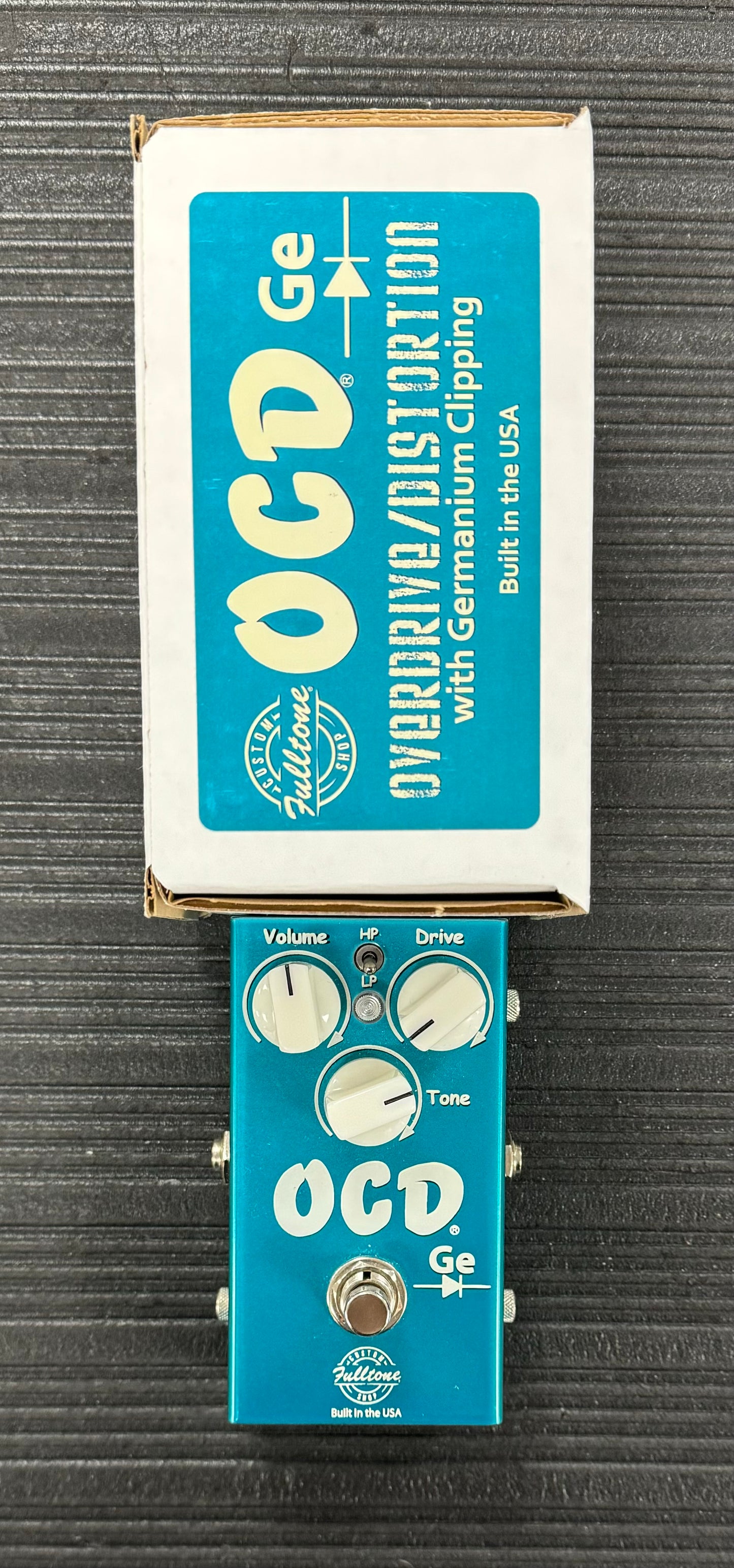 Top of with box of Used Fulltone OCD-GE w/box 