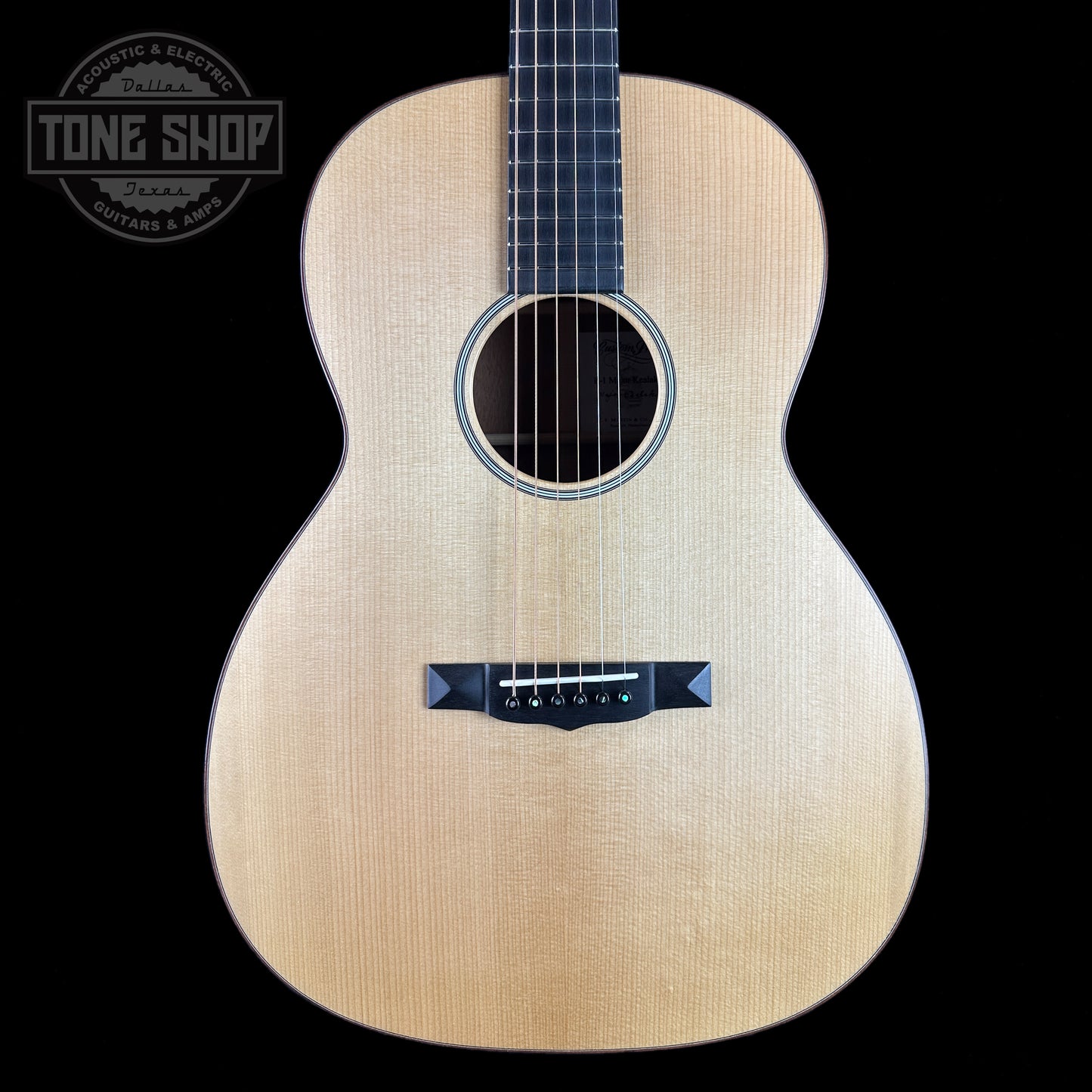 Front of Martin Custom Shop K-1 Major Kealakai.