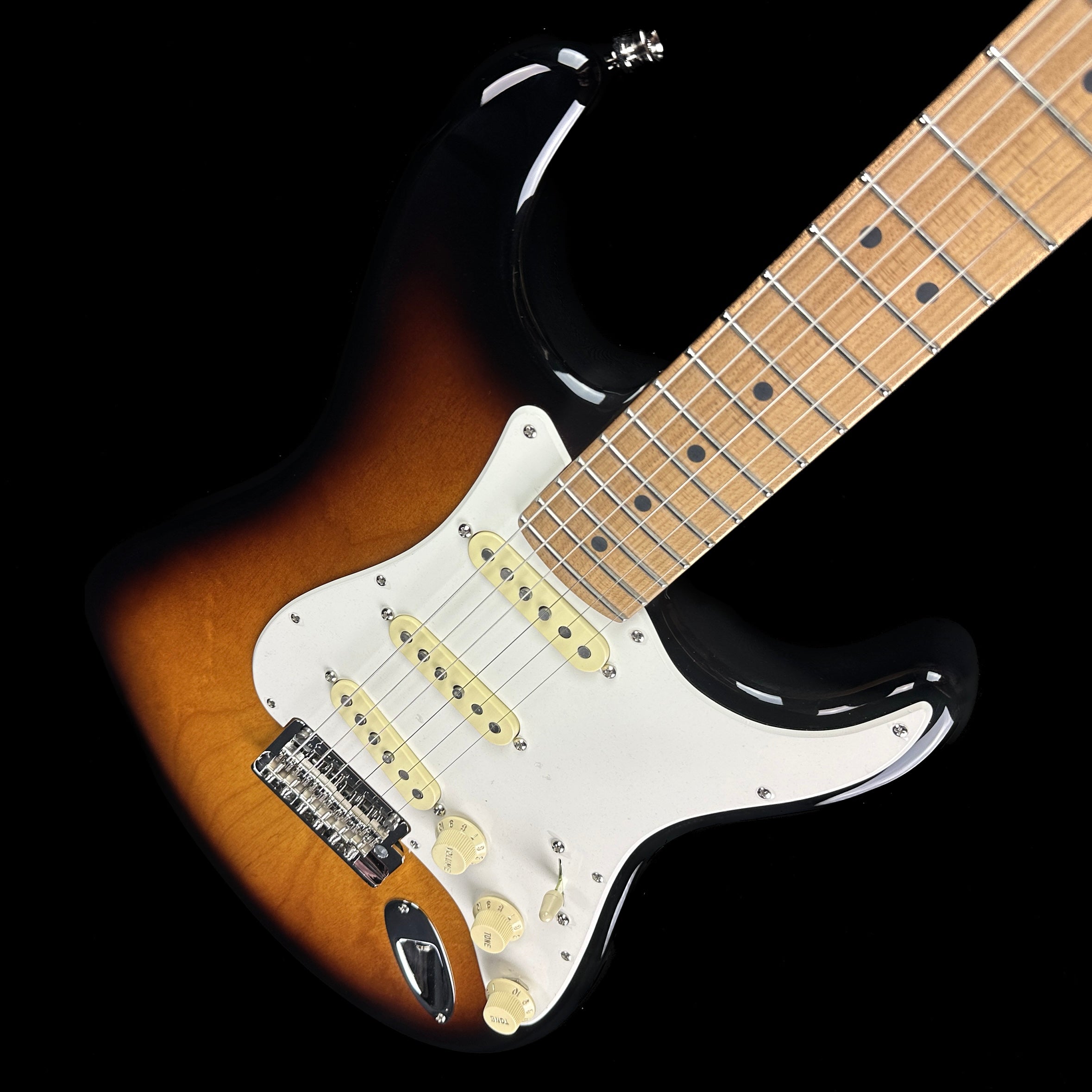 Fender American Professional II Strat Roasted MP 2-Color Sunburst Ash w/case
