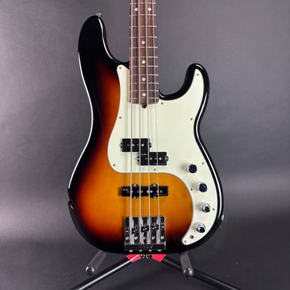 Front of Used Fender Ultra Precision Bass Ultraburst.