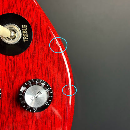 Dings on side of Used Gibson '61 SG Reissue Cherry.